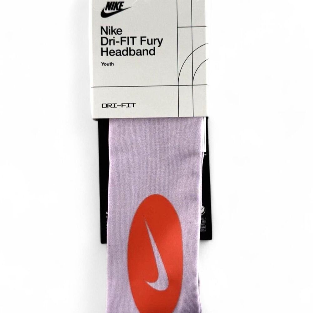 Nike Dri-Fit purple and orange headband Unisex NEW WITH TAGS